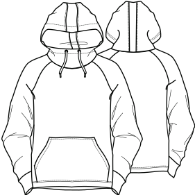 Fashion sewing patterns for Hoodie 7742 WC